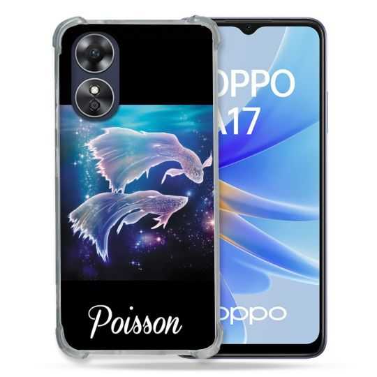 Coque Renforcée Pour Oppo A17 Signe Zodiaque 2 Poisson