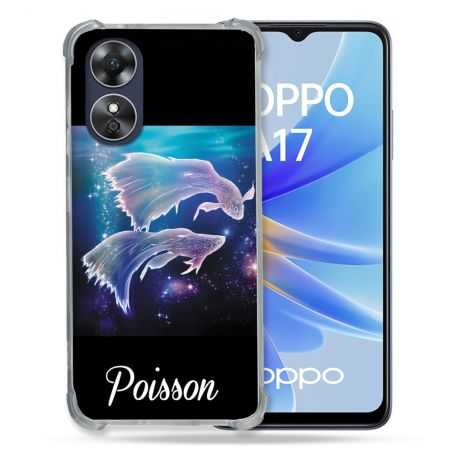 Coque Renforcée Pour Oppo A17 Signe Zodiaque 2 Poisson