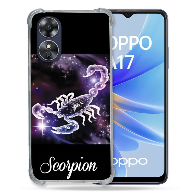 Coque Renforcée Pour Oppo A17 Signe Zodiaque 2 Scorpion
