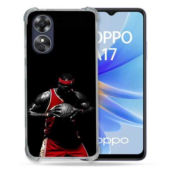 Coque Renforcée Pour Oppo A17 Sport Basketeur