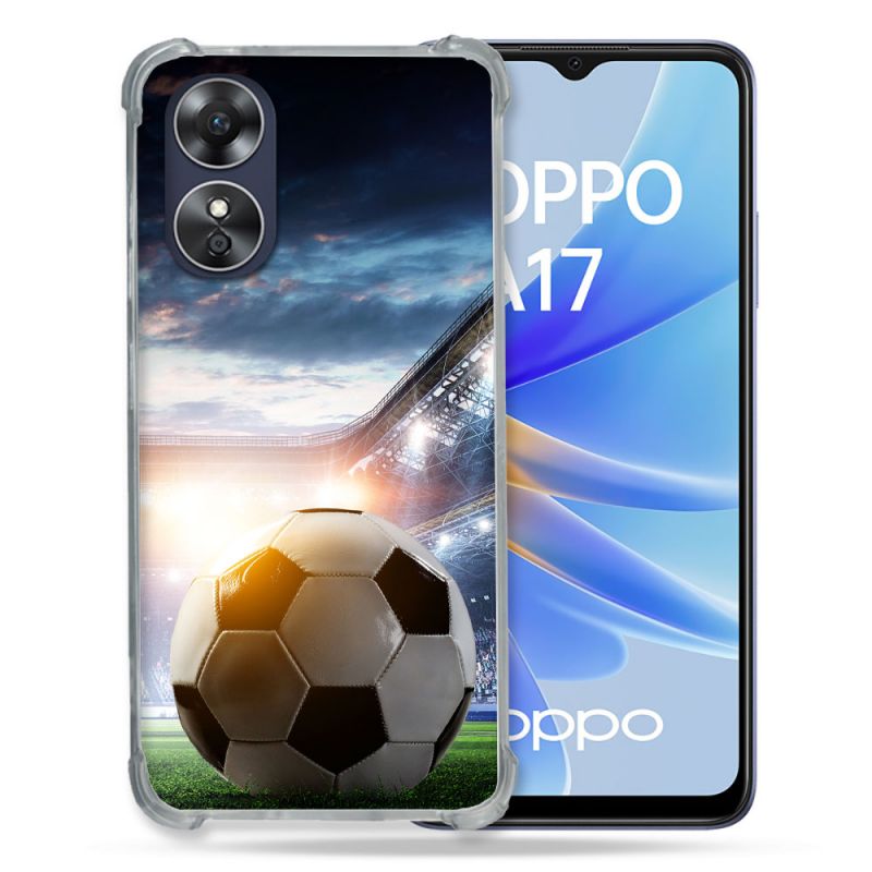 Coque Renforcée Pour Oppo A17 Sport Football Stade