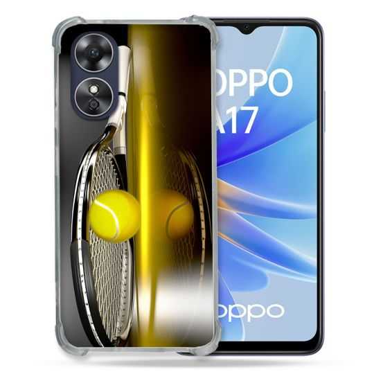 Coque Renforcée Pour Oppo A17 Sport Tennis Reflet