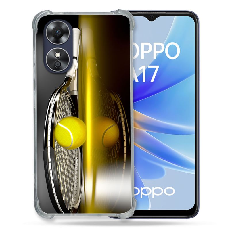 Coque Renforcée Pour Oppo A17 Sport Tennis Reflet
