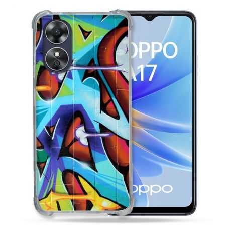 Coque Renforcée Pour Oppo A17 Street Art Graf Color