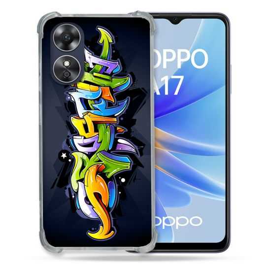 Coque Renforcée Pour Oppo A17 Street Art Graffiti