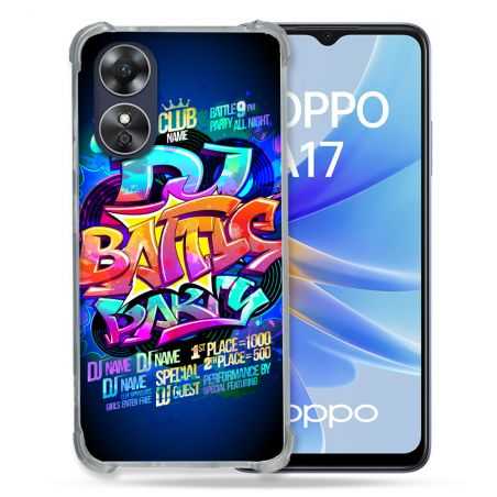 Coque Renforcée Pour Oppo A17 Street Art Rap