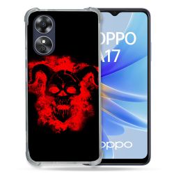 Coque Renforcée Pour Oppo A17 Tete de Mort Diable