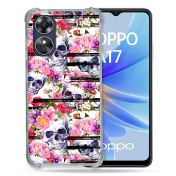 Coque Renforcée Pour Oppo A17 Tete de Mort Pattern