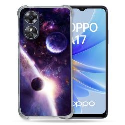 Coque Renforcée Pour Oppo A17 Univers Planete Stellaire