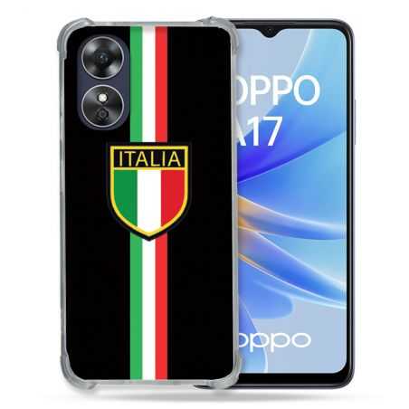Coque Renforcée Pour Oppo A17 Voyage Italie 3 Noir