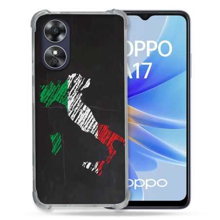 Coque Renforcée Pour Oppo A17 Voyage Italie Botte