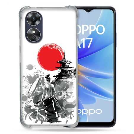 Coque Renforcée Pour Oppo A17 Voyage Japon Femme