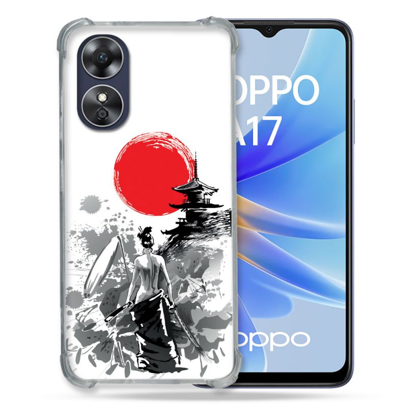 Coque Renforcée Pour Oppo A17 Voyage Japon Femme