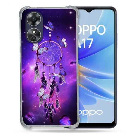 Coque Renforcée Pour Oppo A17 Zen Attrape Reve Papillon