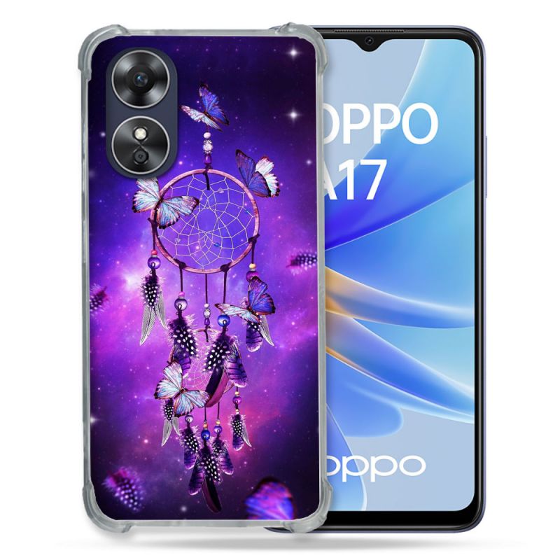 Coque Renforcée Pour Oppo A17 Zen Attrape Reve Papillon