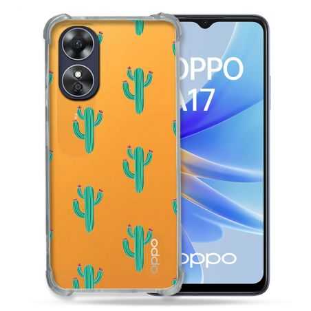 Coque Renforcée Transparente Pour Oppo A17 Cactus