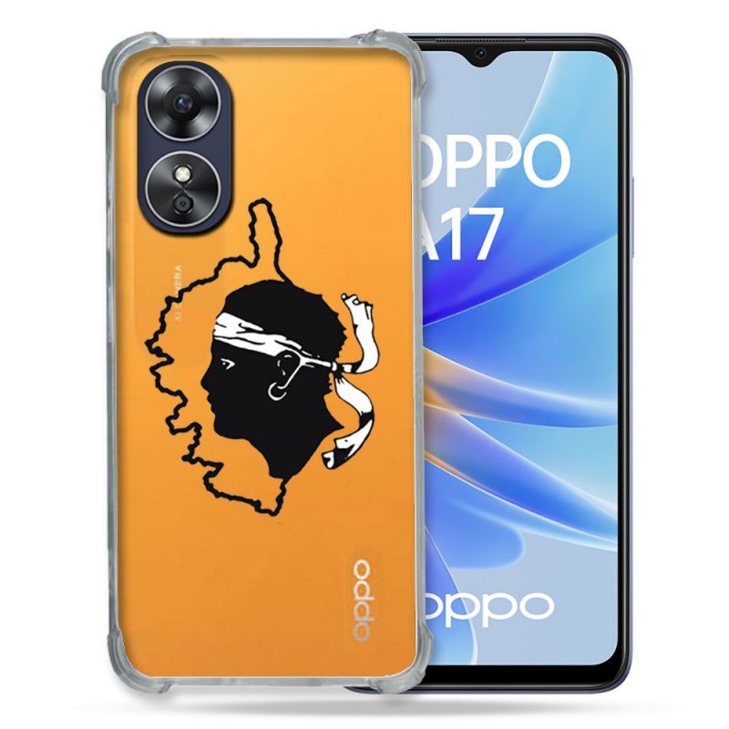 Coque Renforcée Transparente Pour Oppo A17 Corse