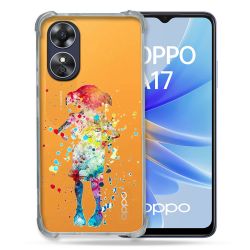 Coque Renforcée Transparente Pour Oppo A17 Dobby Colore