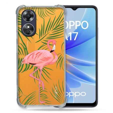 Coque Renforcée Transparente Pour Oppo A17 Famant Rose