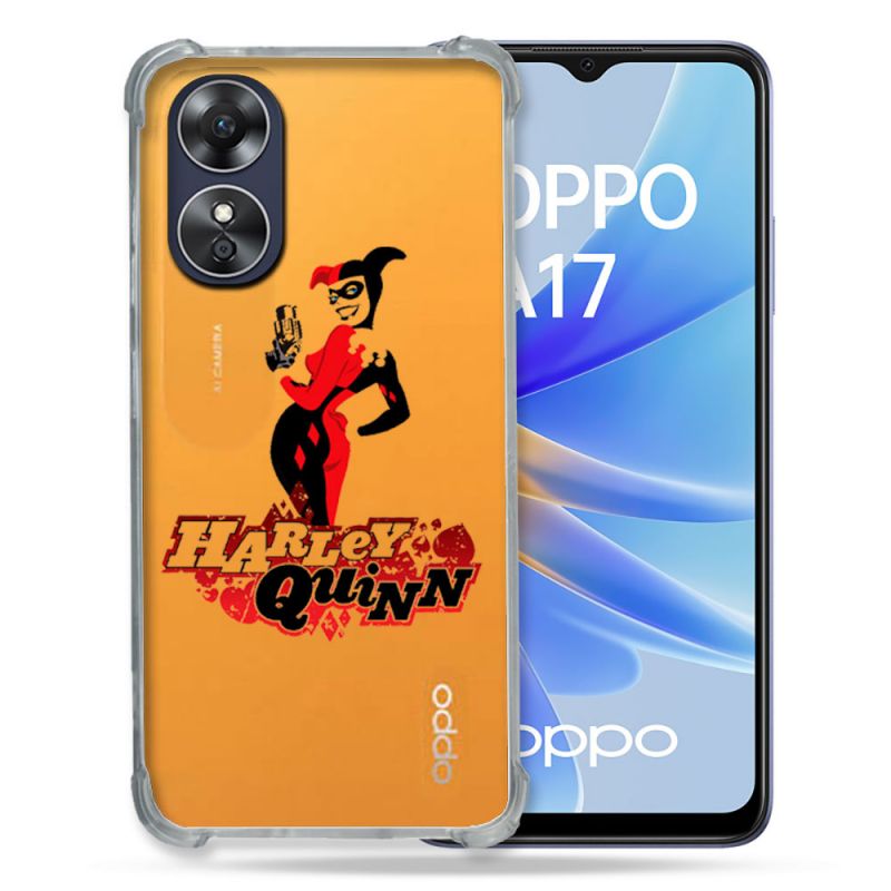 Coque Renforcée Transparente Pour Oppo A17 Harley Quinn
