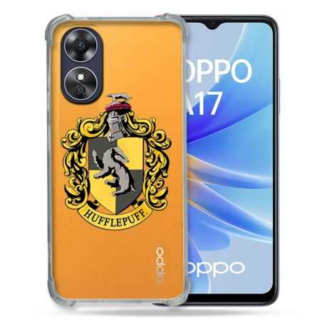 Coque Renforcée Transparente Pour Oppo A17 Harry Potter Hufflepuff