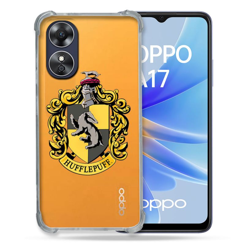 Coque Renforcée Transparente Pour Oppo A17 Harry Potter Hufflepuff
