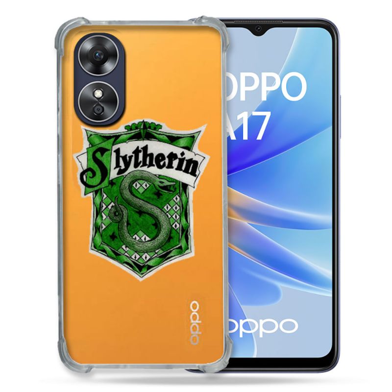 Coque Renforcée Transparente Pour Oppo A17 Harry Potter Slytherin