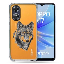 Coque Renforcée Transparente Pour Oppo A17 Loup