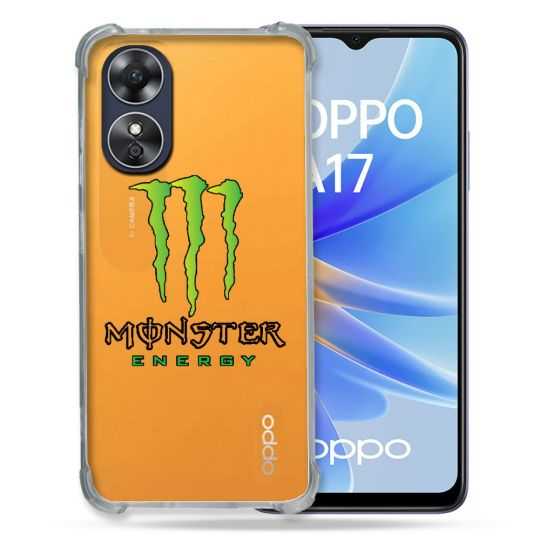 Coque Renforcée Transparente Pour Oppo A17 Monster Energy