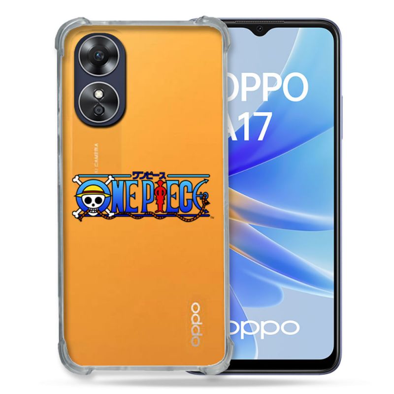 Coque Renforcée Transparente Pour Oppo A17 One Piece Logo