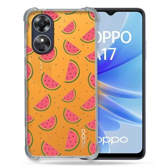 Coque Renforcée Transparente Pour Oppo A17 Pasteque