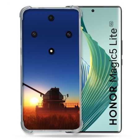 Coque Renforcée Pour Honor Magic 5 Lite Agriculture Moissonneuse Soleil