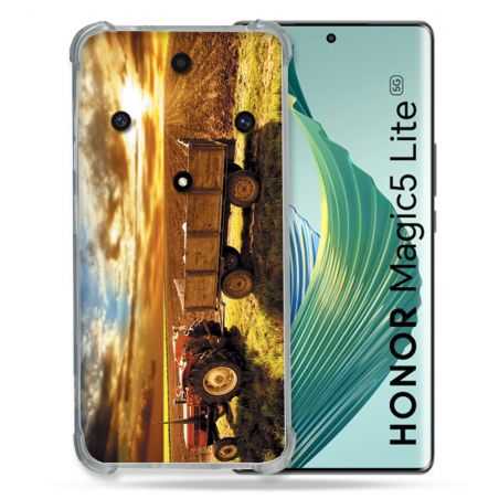 Coque Renforcée Pour Honor Magic 5 Lite Agriculture Tracteur Color