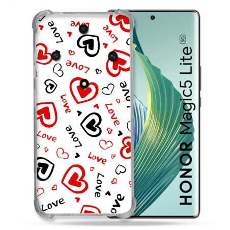 Coque Renforcée Pour Honor Magic 5 Lite Amour Love