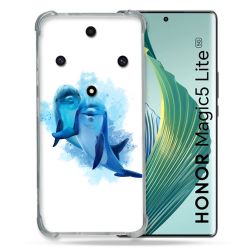 Coque Renforcée Pour Honor Magic 5 Lite Animal Dauphin Duo