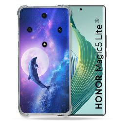 Coque Renforcée Pour Honor Magic 5 Lite Animal Dauphin Vague