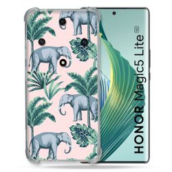 Coque Renforcée Pour Honor Magic 5 Lite Animal Elephant Pattern