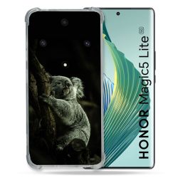 Coque Renforcée Pour Honor Magic 5 Lite Animal Koala Noir