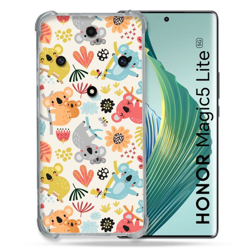 Coque Renforcée Pour Honor Magic 5 Lite Animal Koala Pattern