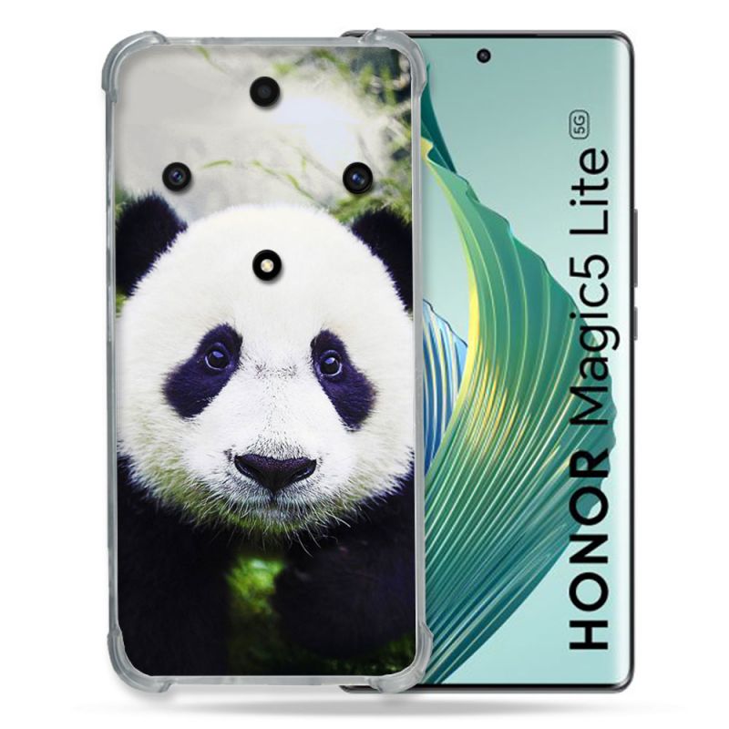 Coque Renforcée Pour Honor Magic 5 Lite Animal Panda Color
