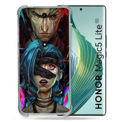 Coque Renforcée Pour Honor Magic 5 Lite Arcane Jynx Bleu