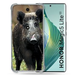 Coque Renforcée Pour Honor Magic 5 Lite Chasse Sanglier bois