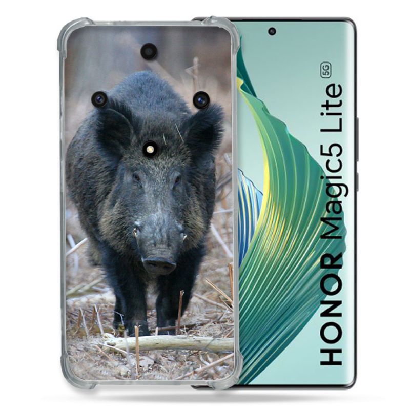 Coque Renforcée Pour Honor Magic 5 Lite Chasse Sanglier Pin