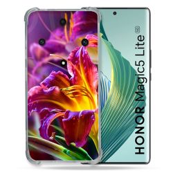 Coque Renforcée Pour Honor Magic 5 Lite Fleur Lys Color