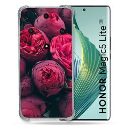 Coque Renforcée Pour Honor Magic 5 Lite Fleur Pivoine
