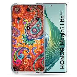 Coque Renforcée Pour Honor Magic 5 Lite Fleur Psychedelic