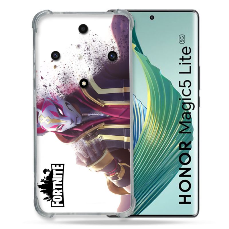 Coque Renforcée Pour Honor Magic 5 Lite Fortnite Blanc