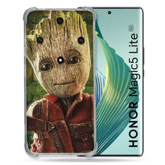 Coque Renforcée Pour Honor Magic 5 Lite Groot Vert
