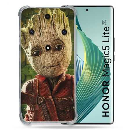 Coque Renforcée Pour Honor Magic 5 Lite Groot Vert