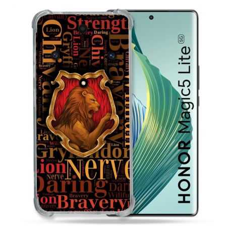 Coque Renforcée Pour Honor Magic 5 Lite Harry Potter Griffondor